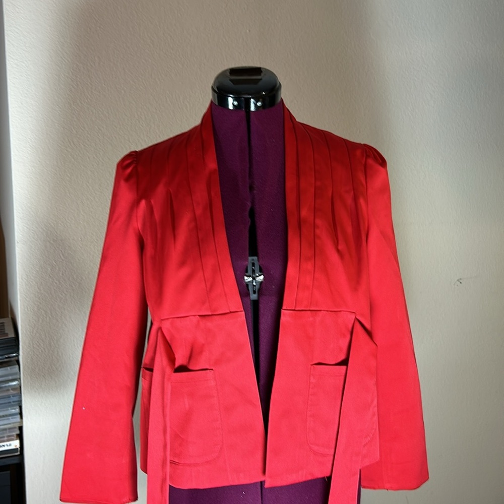 Aryn K. Red Jacket. Adorable! - Picture 2 of 5